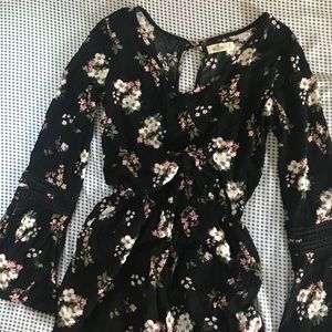 long sleeve hollister romper